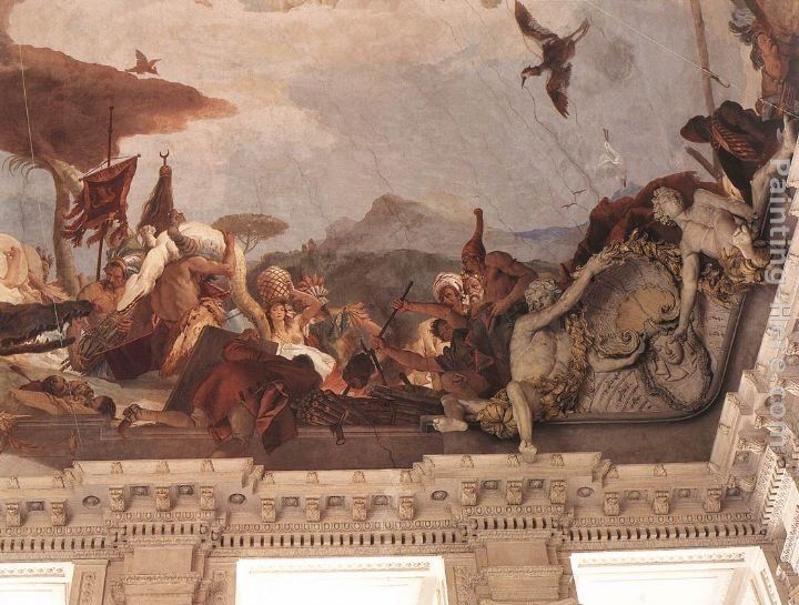 Giovanni Battista Tiepolo Apollo and the Continents [detail 3]
